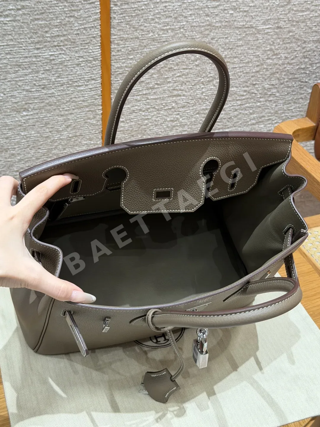 에르메스 버킨 30 토고 가죽 지갑 상세 이미지 6