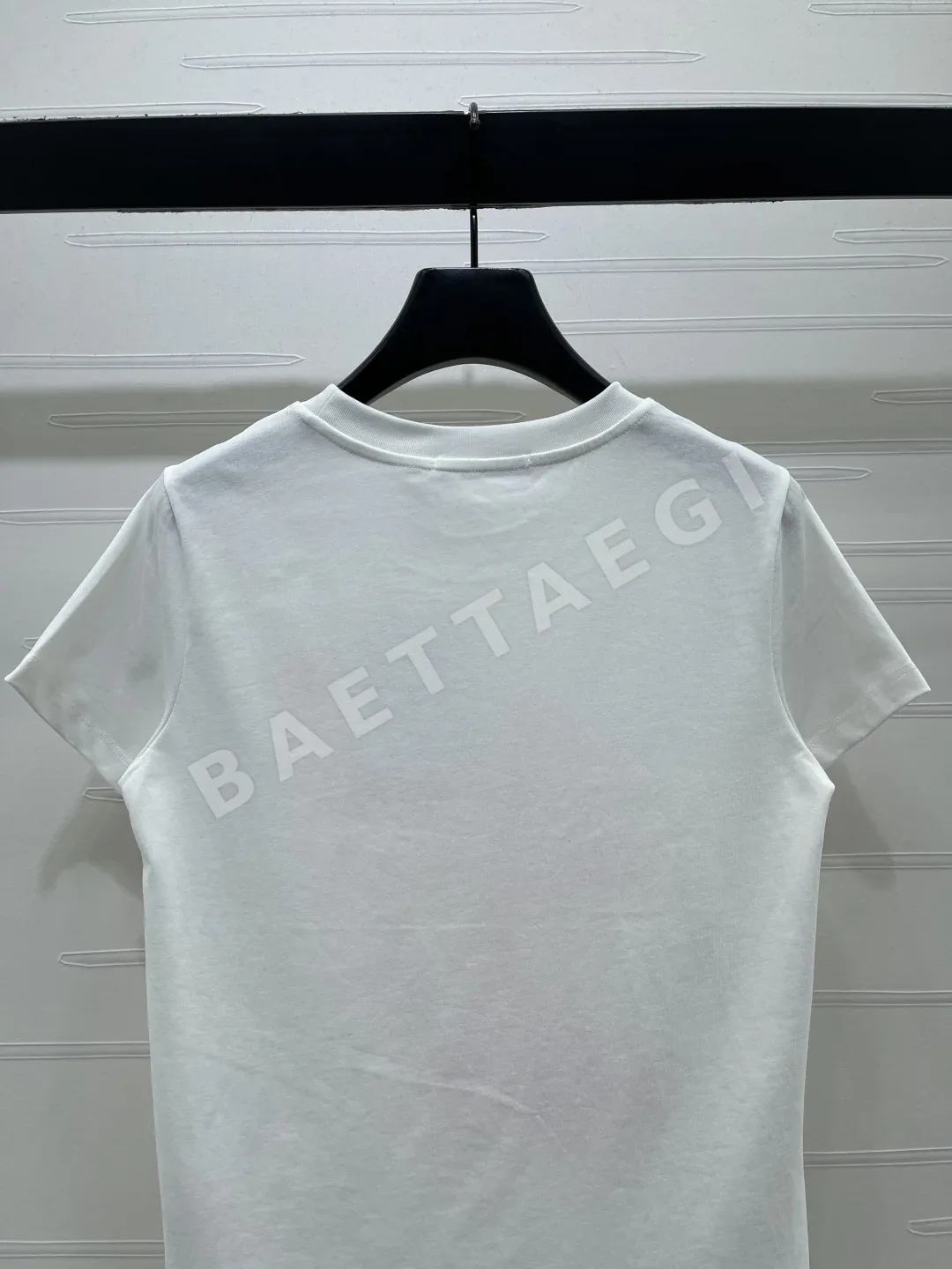 디올 프린트 크루넥 반팔 티셔츠 상세 이미지 7