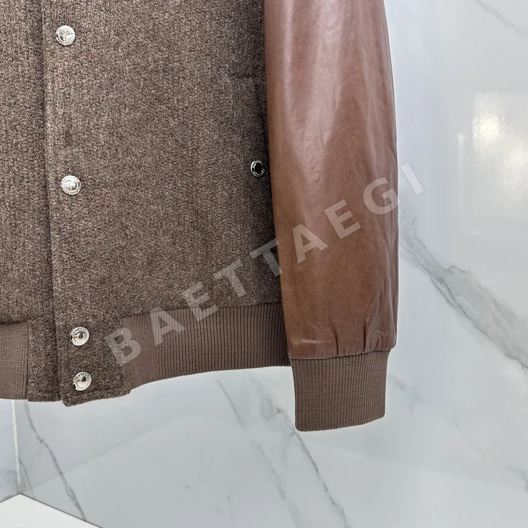 브루넬로쿠치넬리 시어스킨 라펠 울 자켓 상세 이미지 7