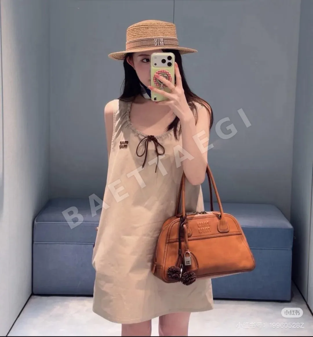 미우미우 플랫탑 라피아 모자 상세 이미지 2