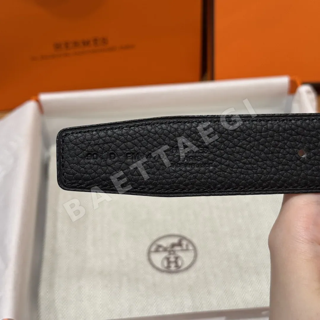에르메스 셰느당크르 링크 양면 가죽 벨트 상세 이미지 8