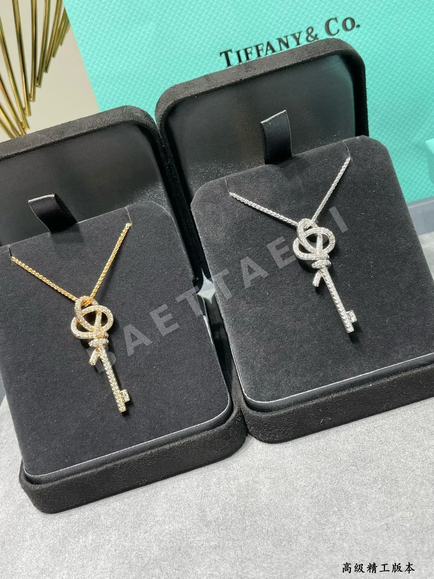 티파니 키 925 실버 다이아몬드 목걸이 상세 이미지 7