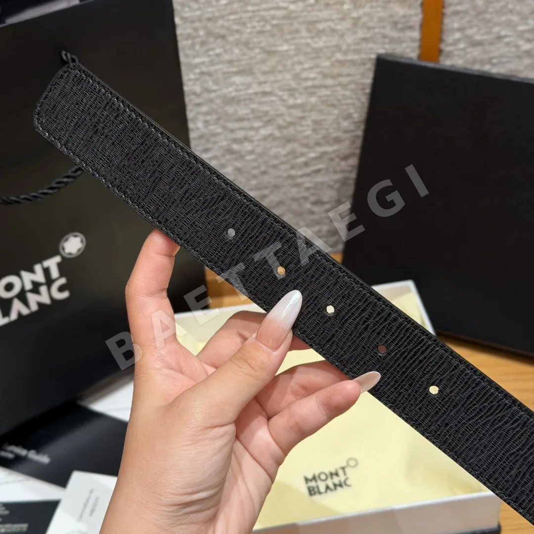 몽블랑 자동 조절 양면 벨트 35mm 상세 이미지 6