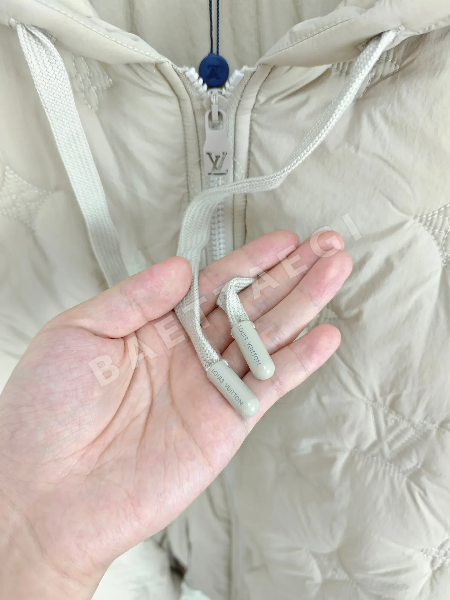 루이비통 퀼팅 자수 코튼 자켓 상세 이미지 7