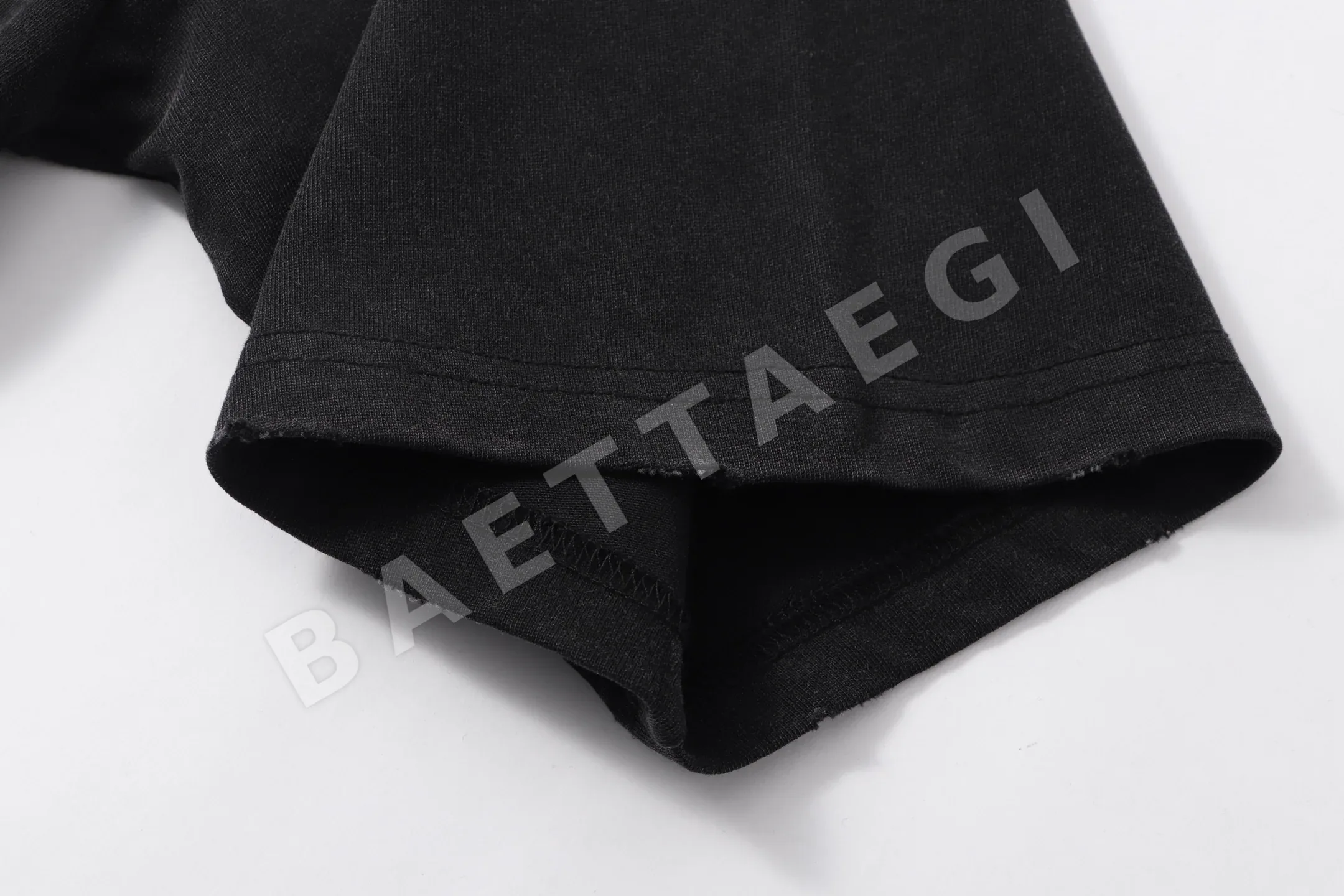 베트멍 레터 프린트 여성 반팔 티셔츠 상세 이미지 6