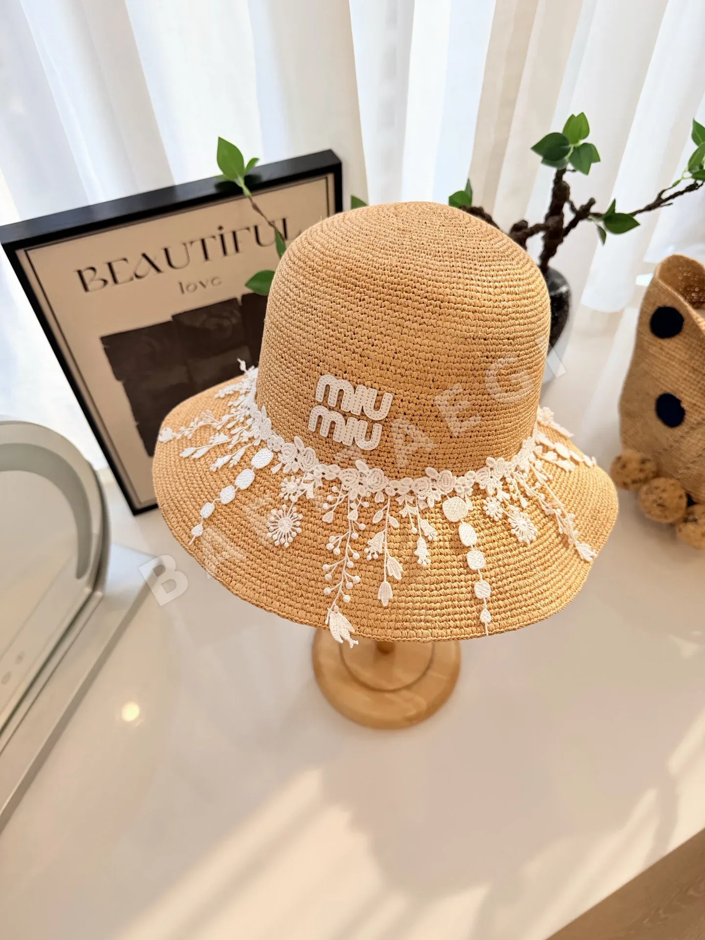 미우미우 모자 80773 Miu Miu Cap 상세 이미지 6