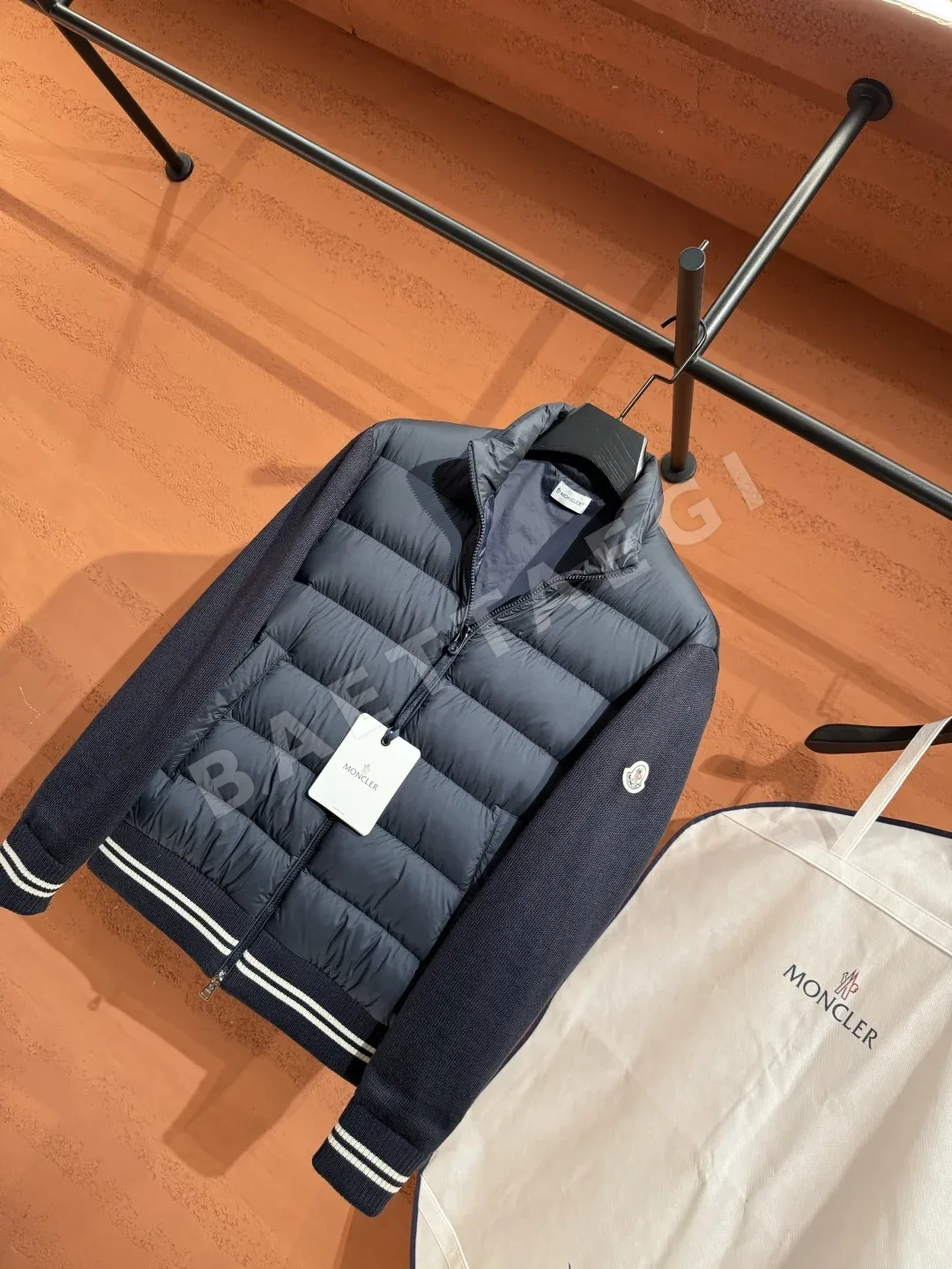 몽클레르 패딩 코튼 가디건 상세 이미지 6