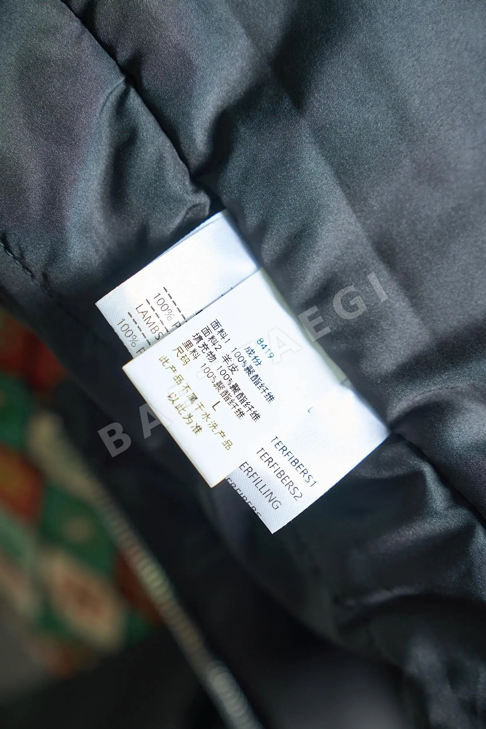 키톤 브라운 가죽 트리밍 후드 남성 자켓 상세 이미지 9