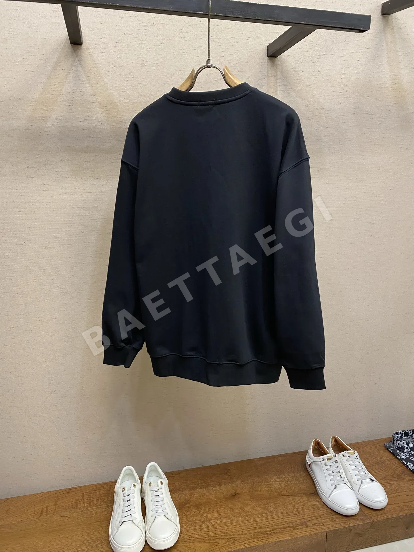 버버리 남성 면 긴팔 스웨트셔츠 상세 이미지 2