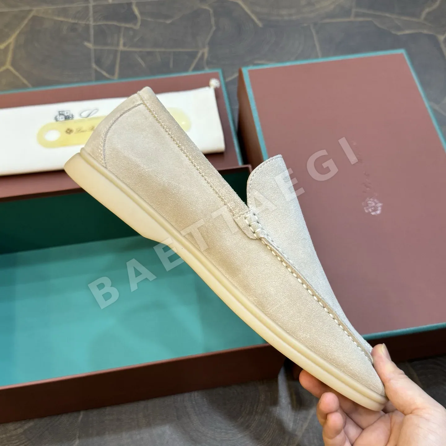 로로피아나 로퍼 스웨이드 상세 이미지 6