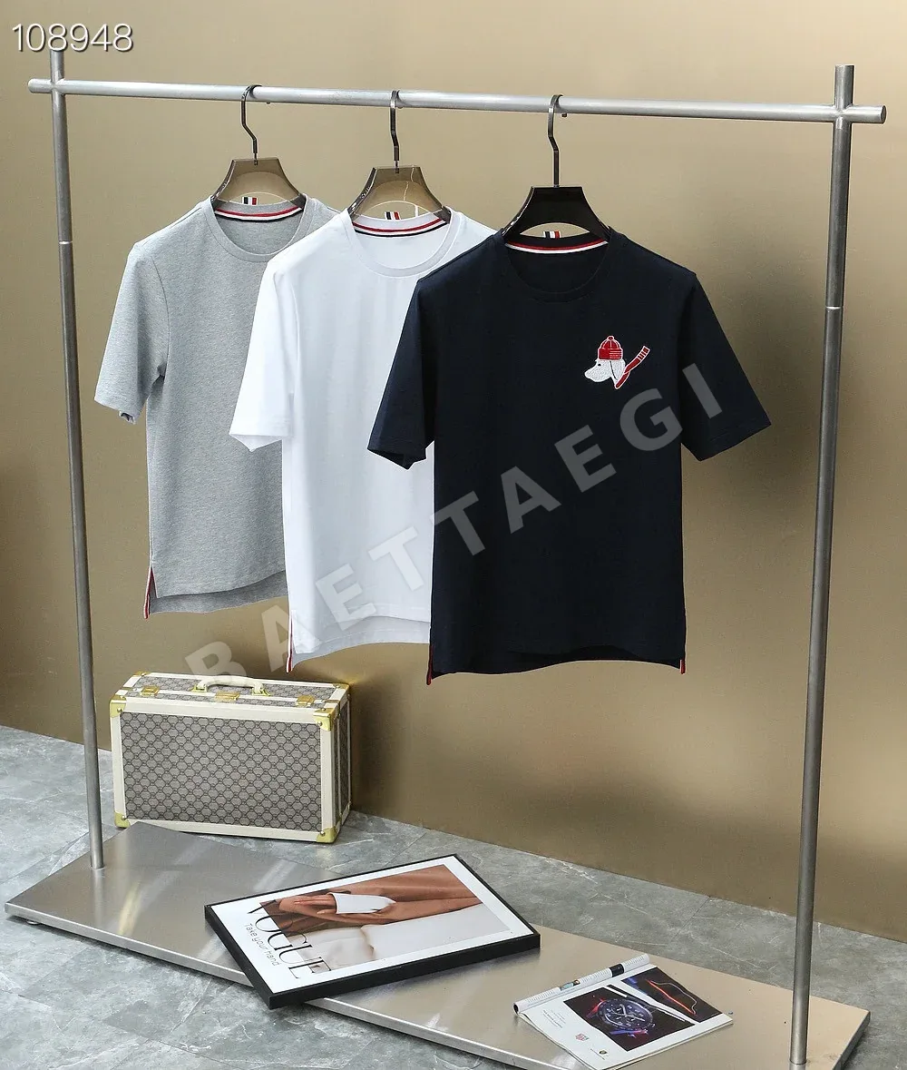 톰브라운 남성 자수 반팔 티셔츠 상세 이미지 9