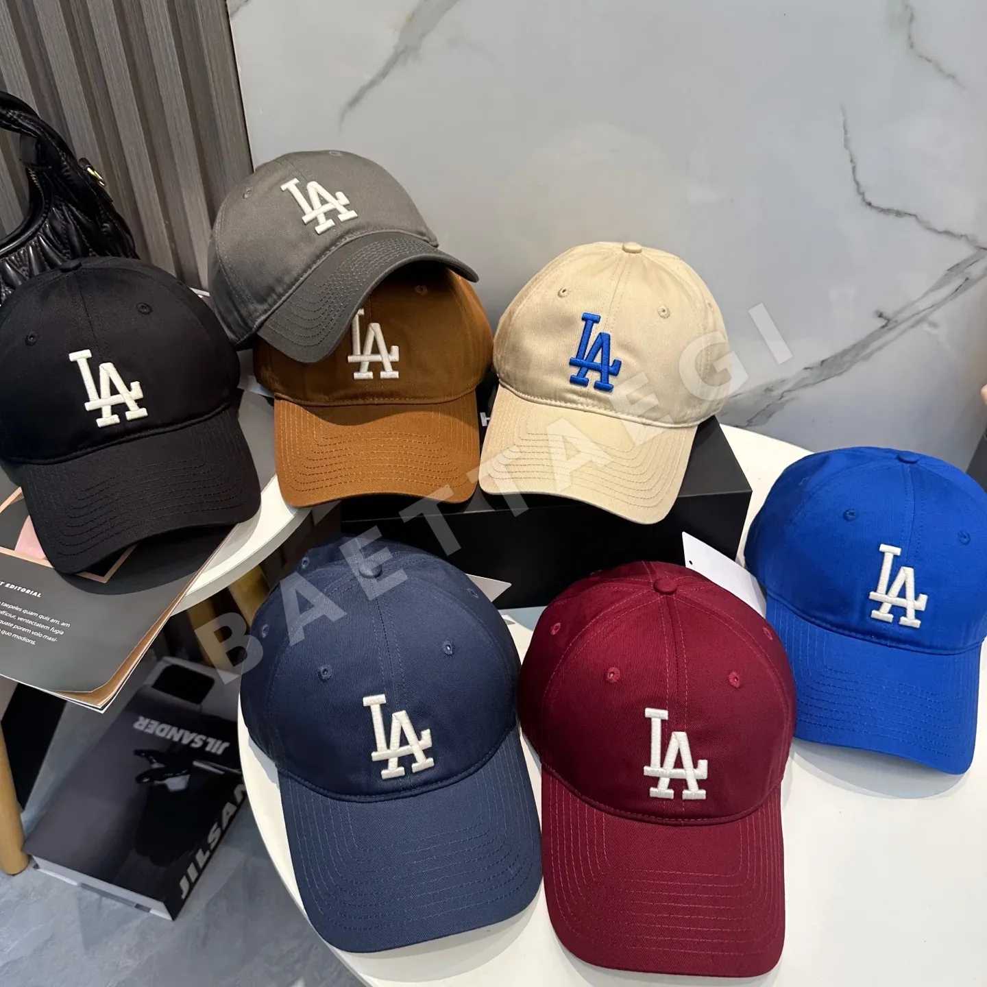 MLB 3D LA 자수 유니섹스 야구모자 상세 이미지 8