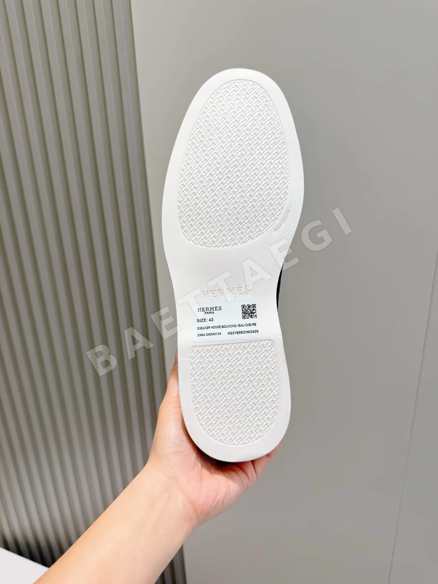 에르메스 로퍼 스웨이드 염소가죽 H 컷아웃 상세 이미지 9