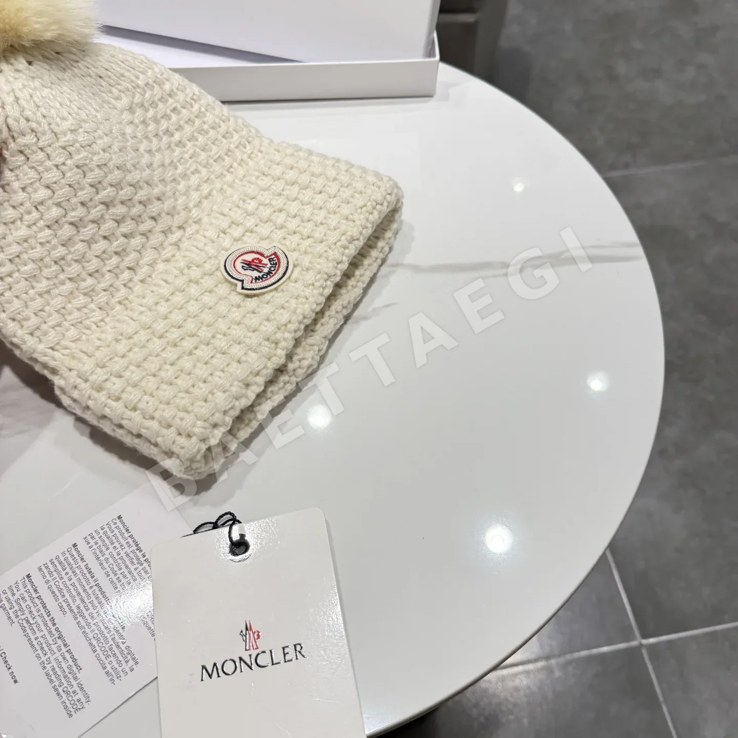 몽클레르 니트 모자 상세 이미지 4