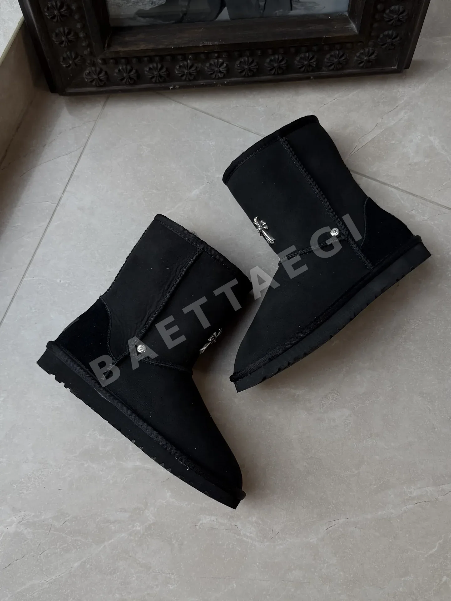 크롬하츠 부츠 블랙 Black Cross 상세 이미지 6