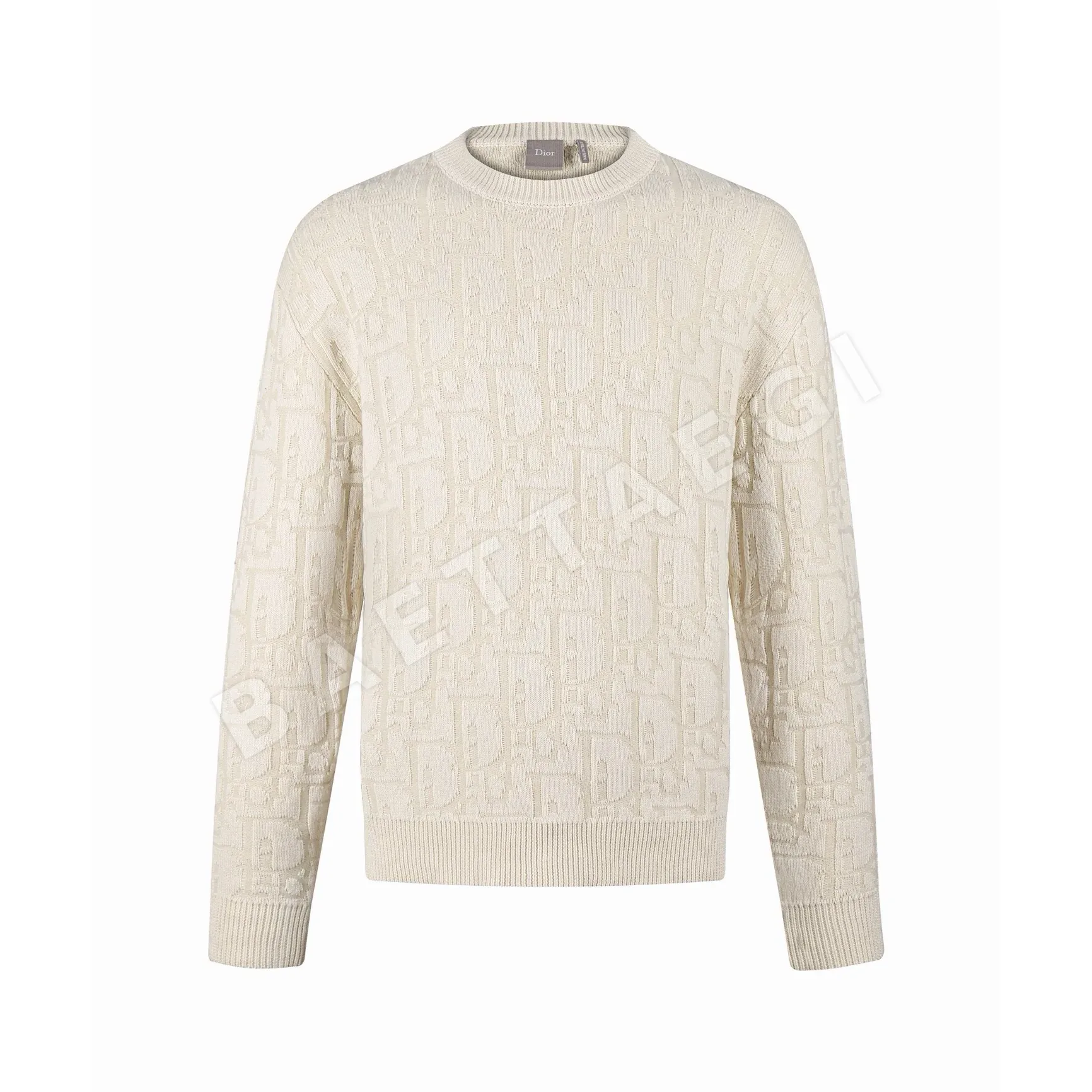 디올 코튼 블렌드 자카드 로고 니트 156632