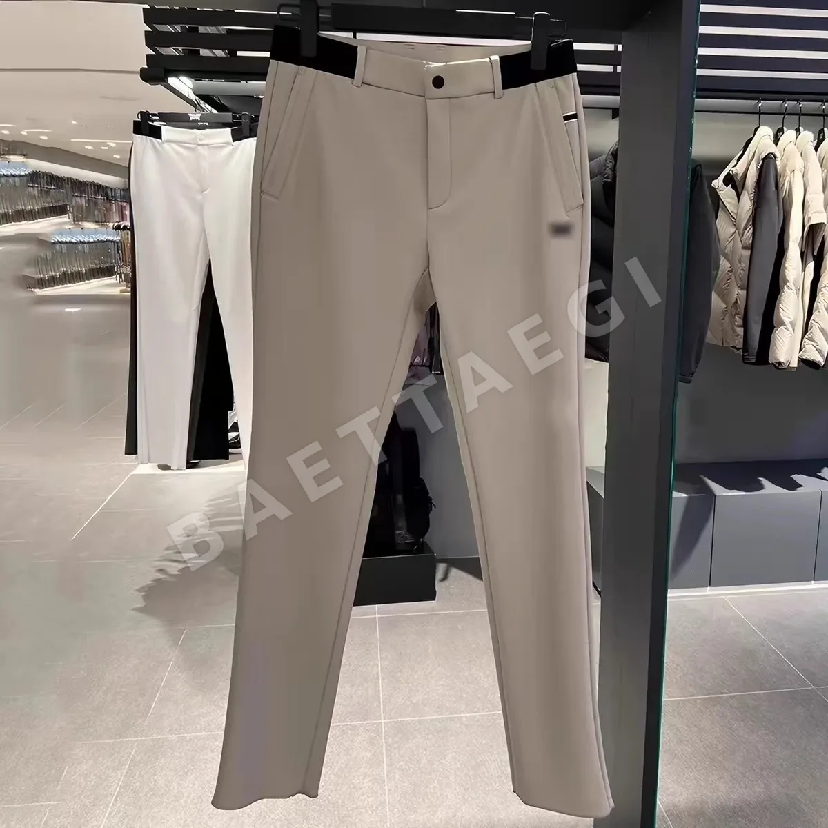 PXG 플리스 안감 등산 원단 남성 골프 팬츠 상세 이미지 3