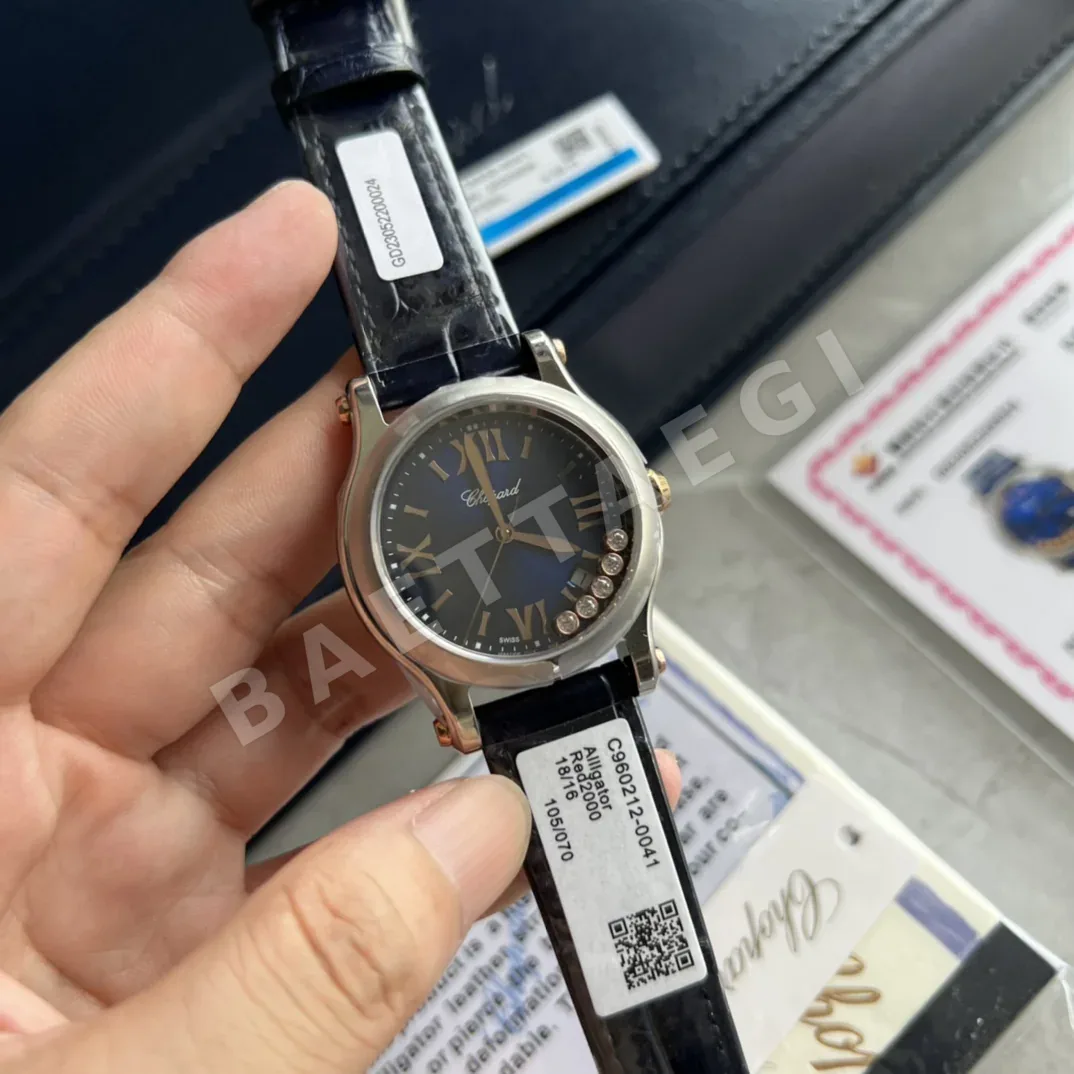 쇼파드 해피 다이아몬드 5 다이아 무빙 다이아 여성 시계 레플리카 45051 Chopard 상세 이미지 2
