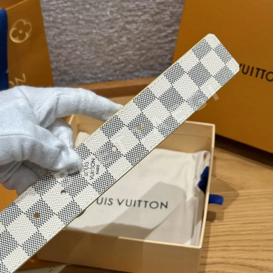 루이비통 LV 이니셜 40mm 다미에 아줄 리버시블 벨트 상세 이미지 6