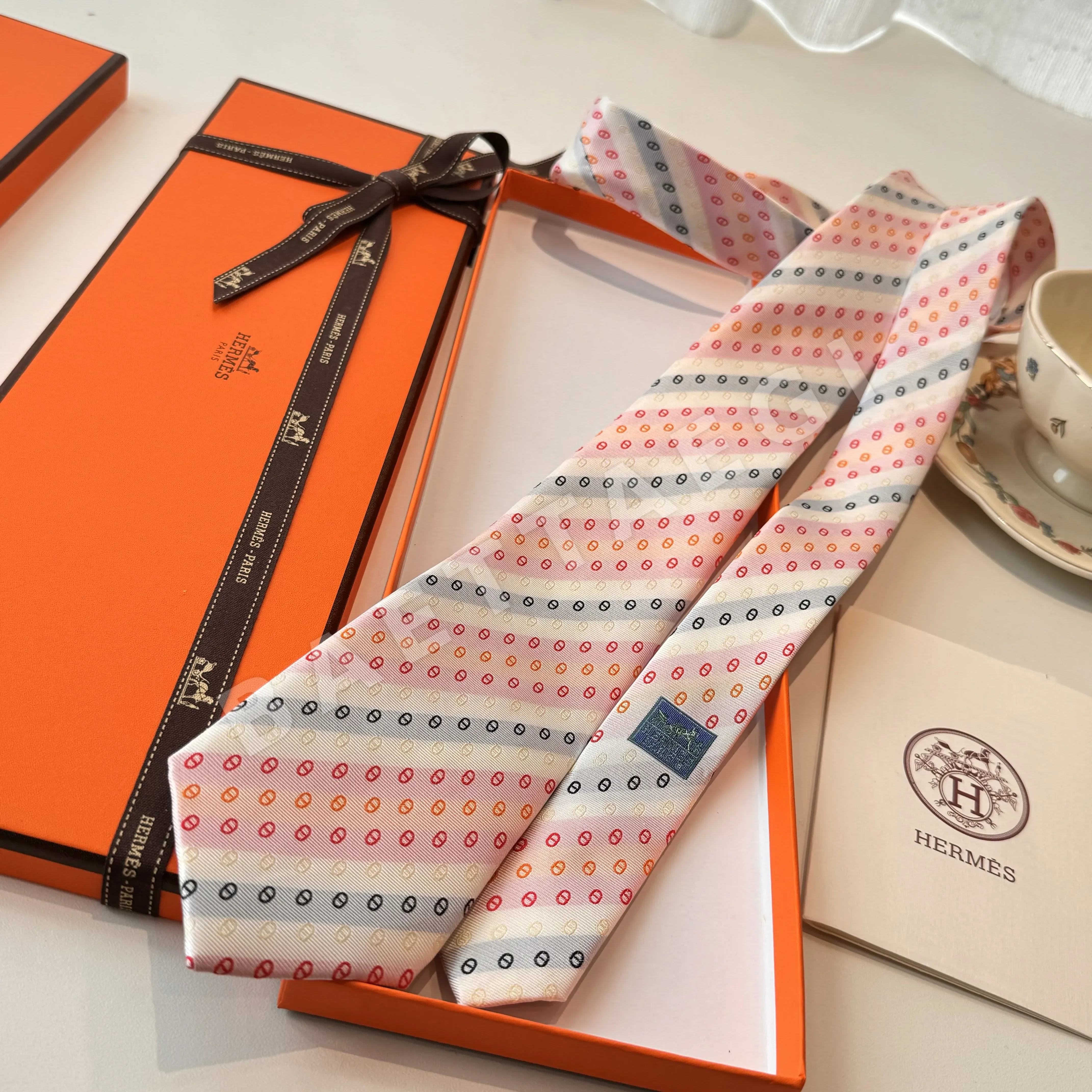 에르메스 넥타이 89151 Hermes Accessories 상세 이미지 14