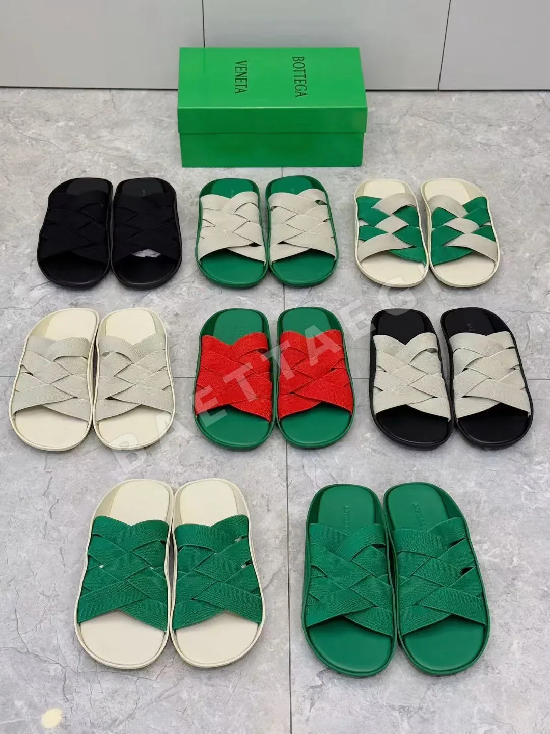 보테가베네타 웨이브 인트레치아토 뮬 샌들 상세 이미지 9