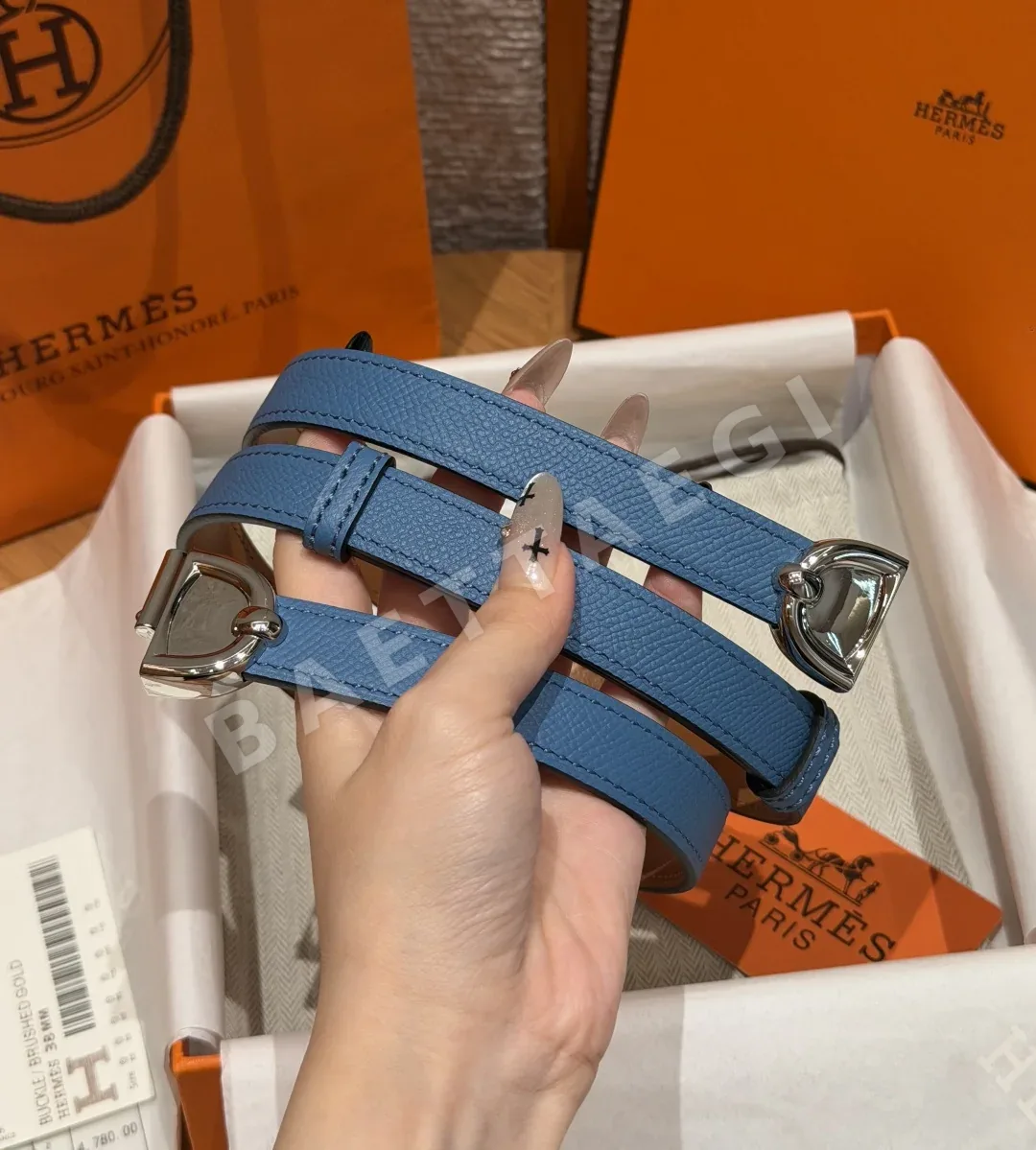 에르메스 H 버클 엡솜 카프 벨트 상세 이미지 3