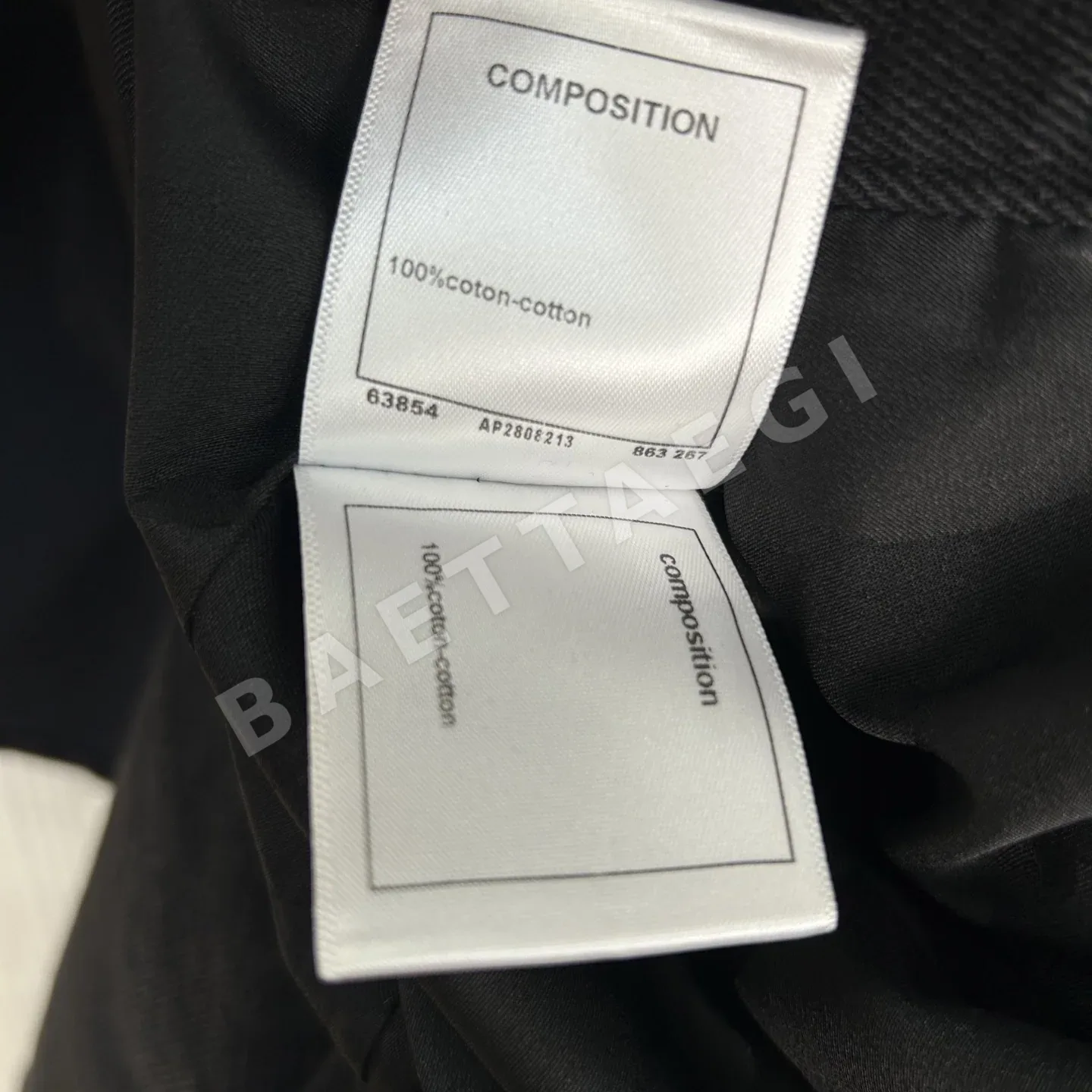 샤넬 데님 프린트 보우타이 원피스 상세 이미지 7