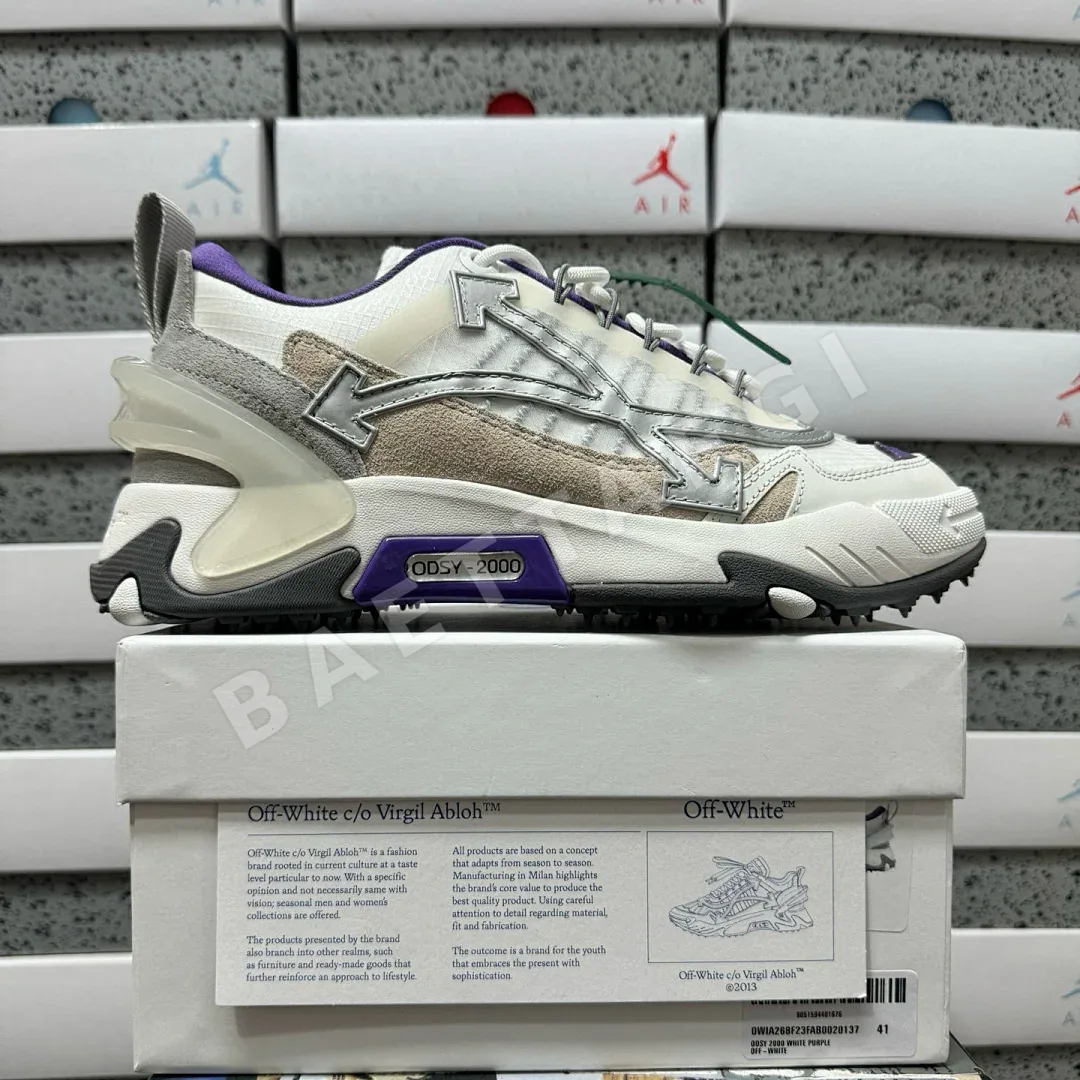 오프화이트 ODSY-2000 202421 Off White Sneaker White Purple