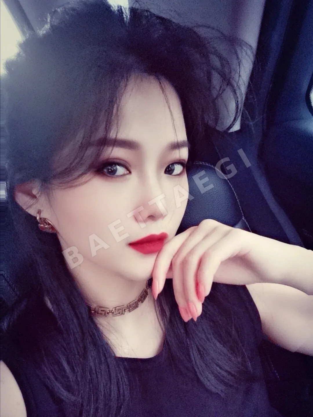 베르사체 메두사 모티브 황동 링 목걸이 상세 이미지 4
