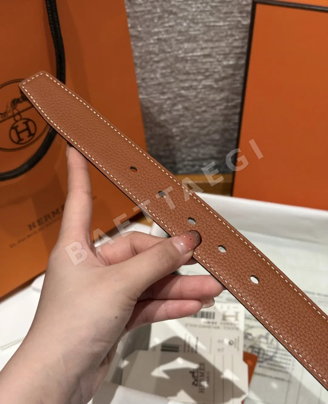 에르메스 케이프코드 32mm 리버시블 벨트 상세 이미지 8