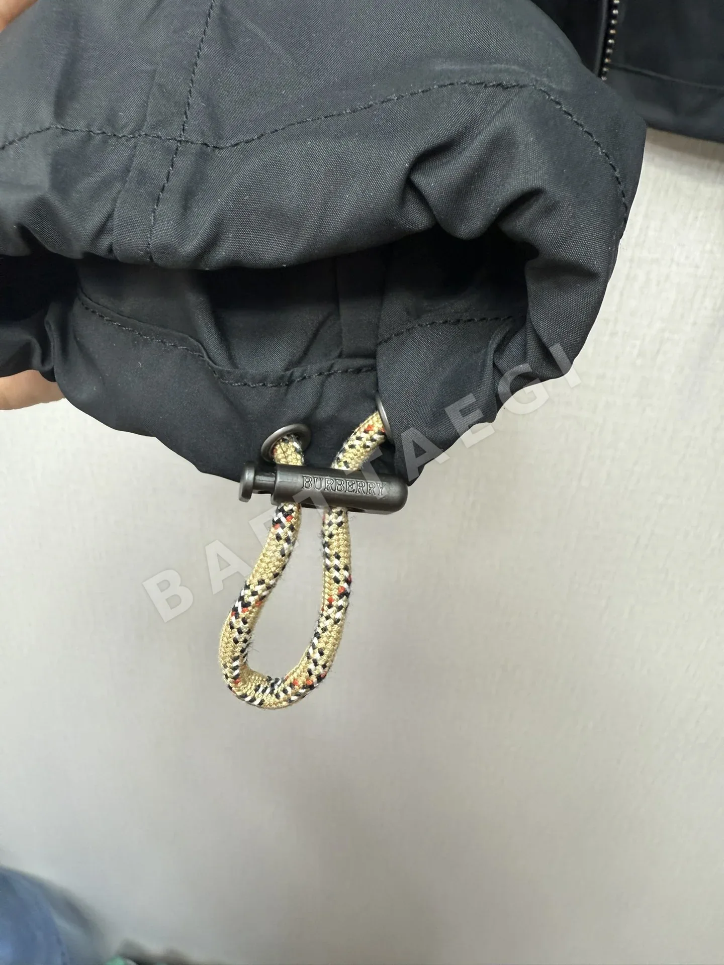 버버리 체크 후드 크롭 봄버 자켓 G22836 상세 이미지 8