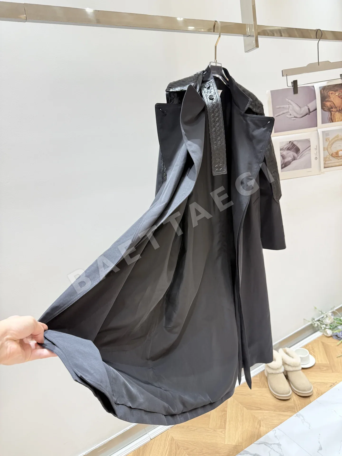 보테가베네타 라펠 카라 여성 자켓 상세 이미지 6