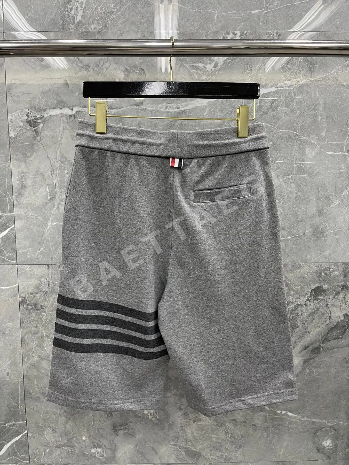 톰브라운 컬러 블록 코튼 남성 반바지 상세 이미지 6
