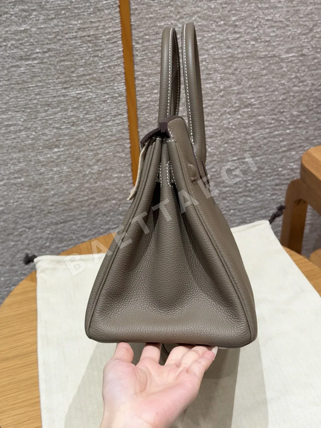 에르메스 버킨 30 토고 가죽 지갑 상세 이미지 4