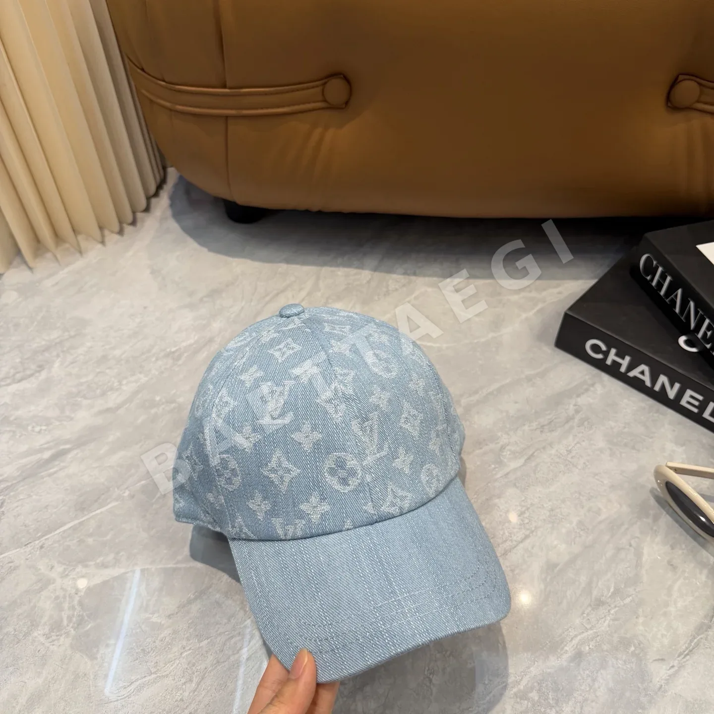 루이비통 데님 모노그램 베이스볼캡 상세 이미지 5