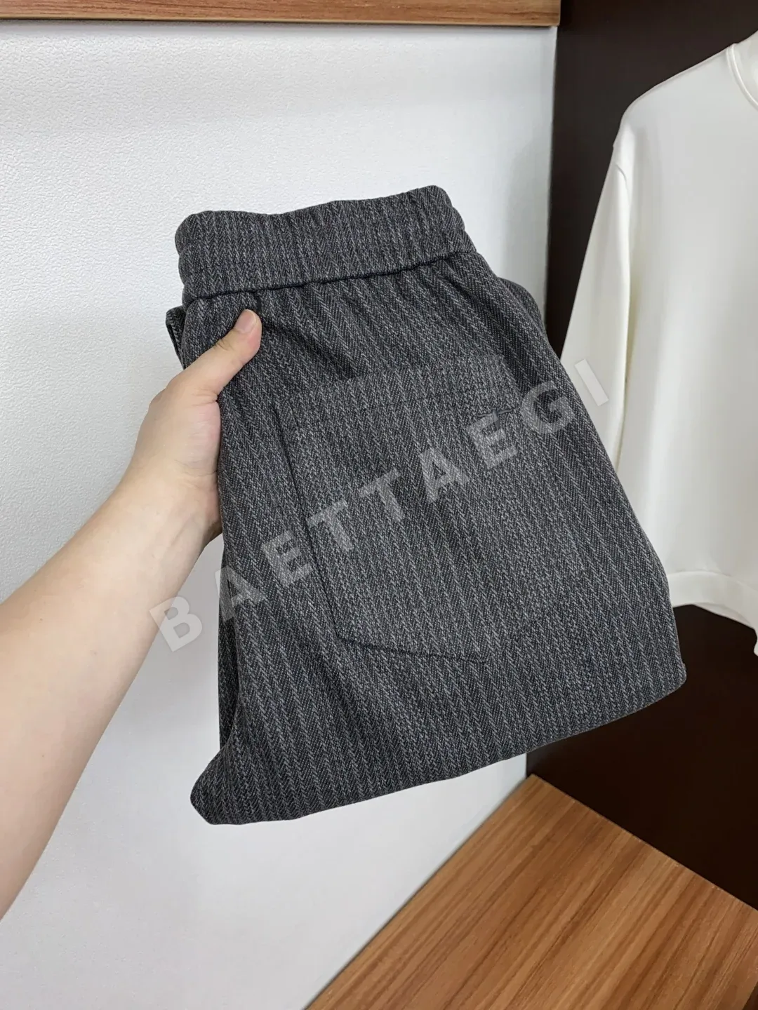 디올 스트레치 캐주얼 남성 바지 상세 이미지 1