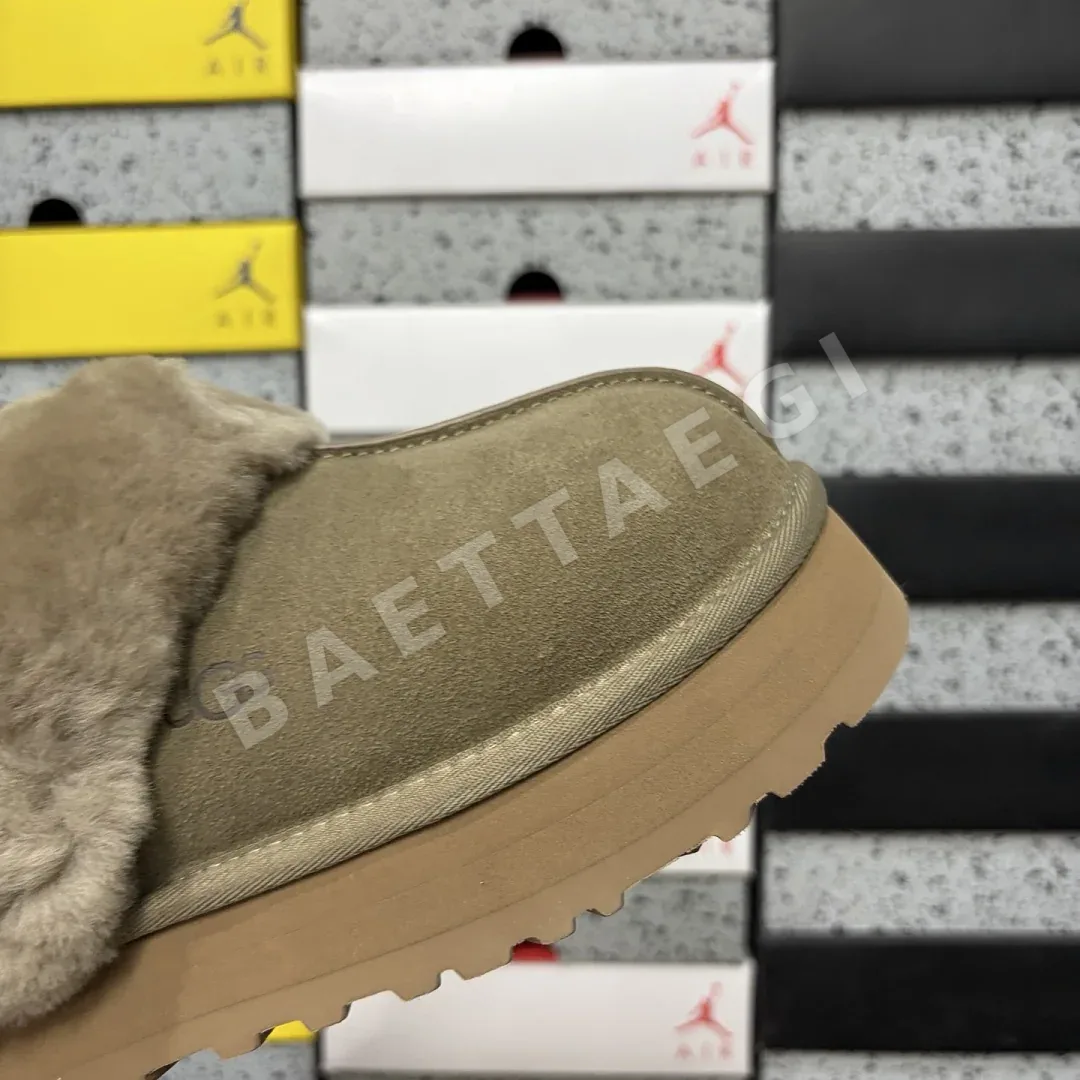 어그 [TOP] 브라운 208918 UGG Disquette Slipper 3cm -2550 상세 이미지 6