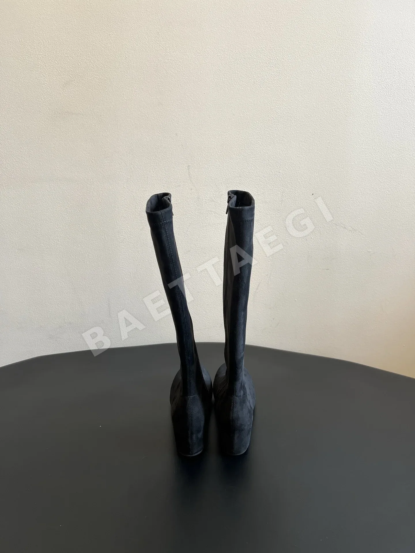 더로우 부츠 스웨이드 웨지힐 상세 이미지 4