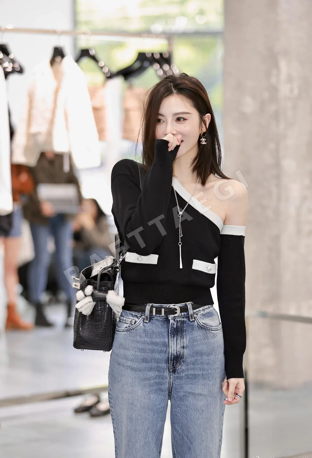 에르메스 스터드 스털링 실버 목걸이 상세 이미지 5