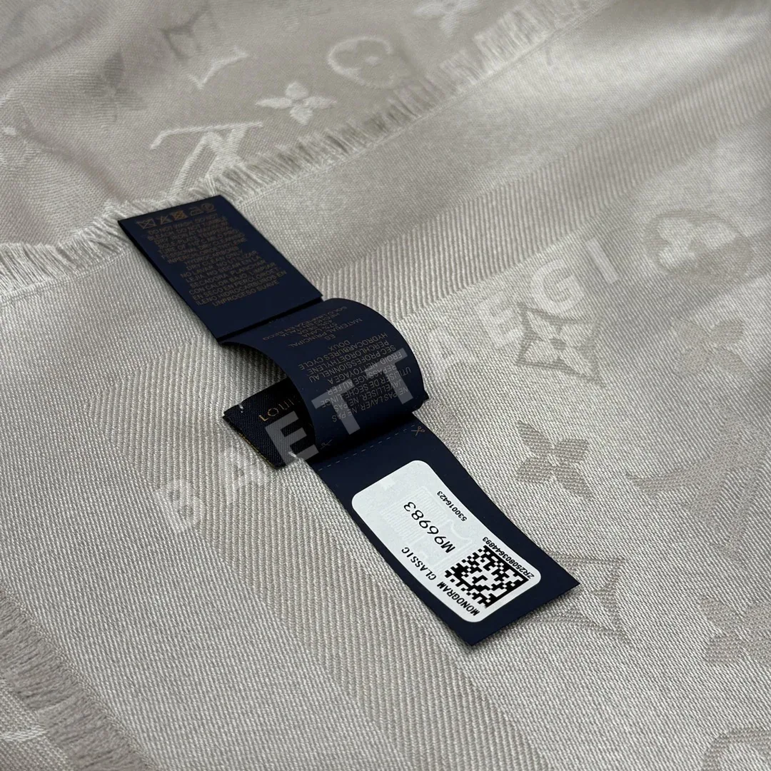 루이비통 모노그램 클래식 자카드 숄 스카프 상세 이미지 8