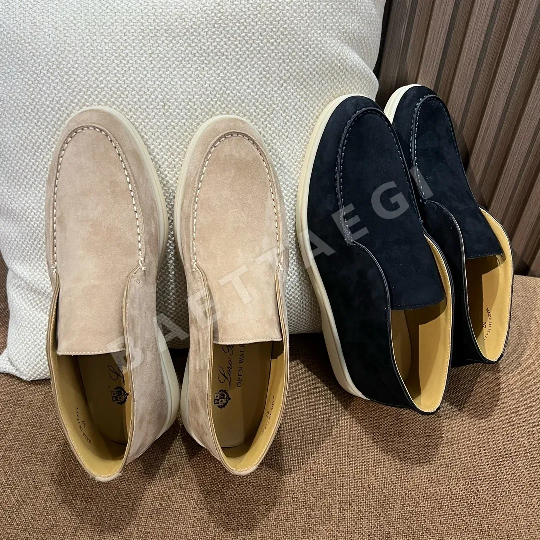 로로피아나 가죽 하이탑 신발 9779
