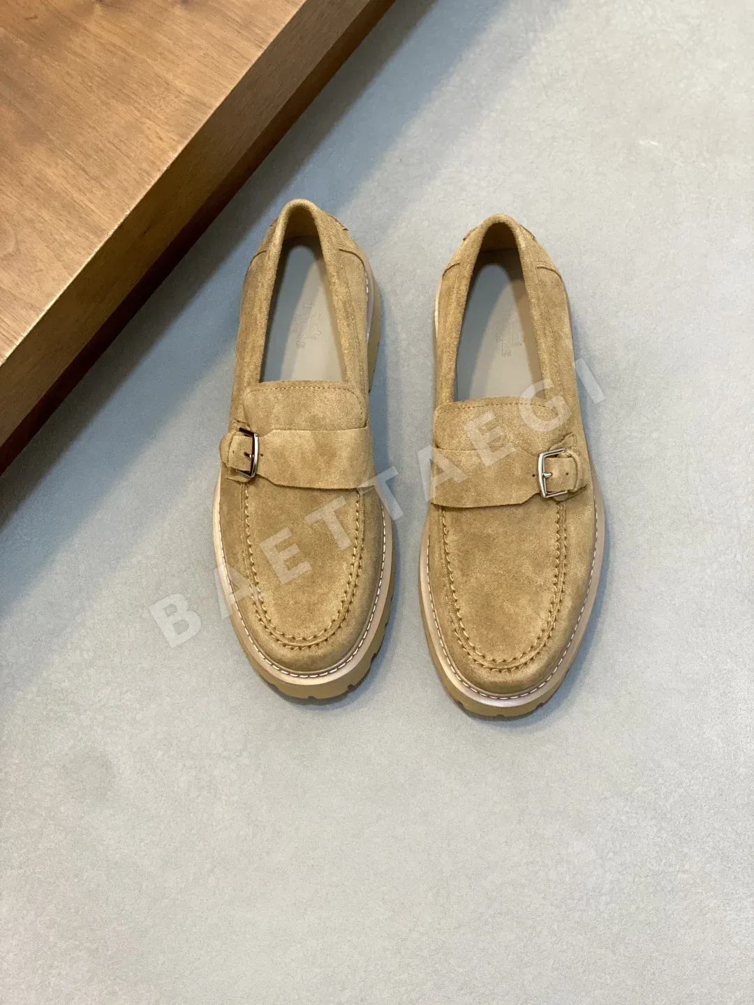 에르메스 가죽 남성 로퍼 98073