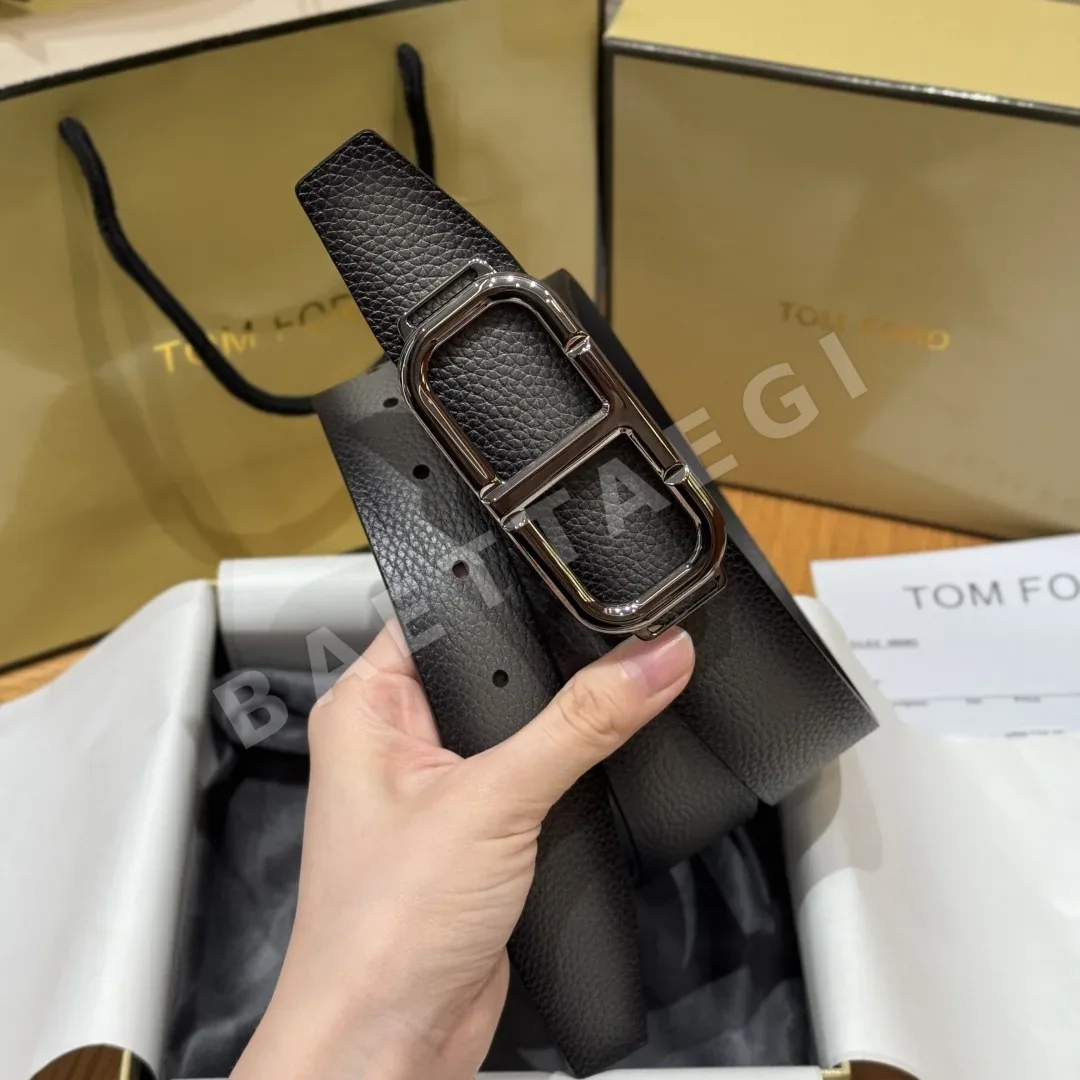 톰포드 양면 카프스킨 남성 벨트 상세 이미지 3