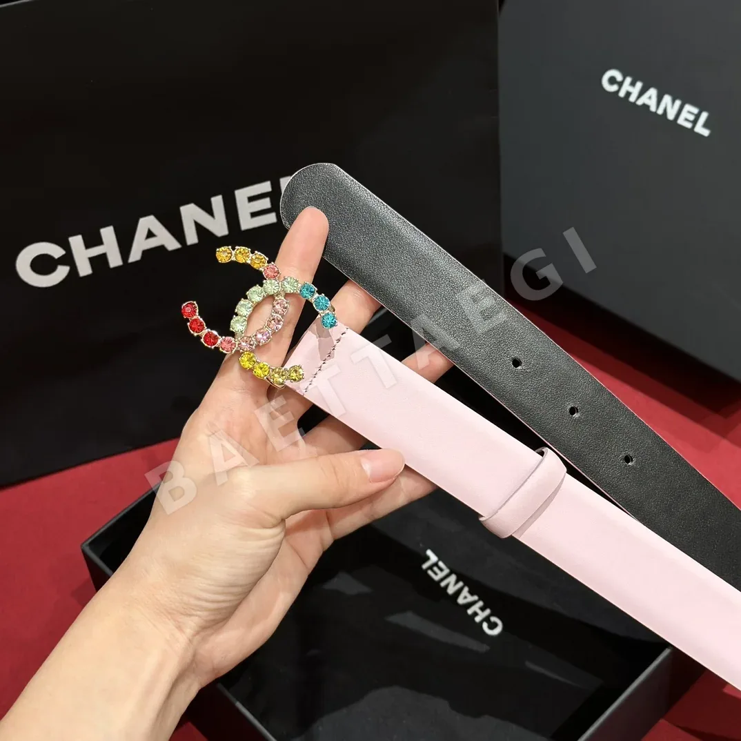 샤넬 가죽 여성용 벨트 상세 이미지 5