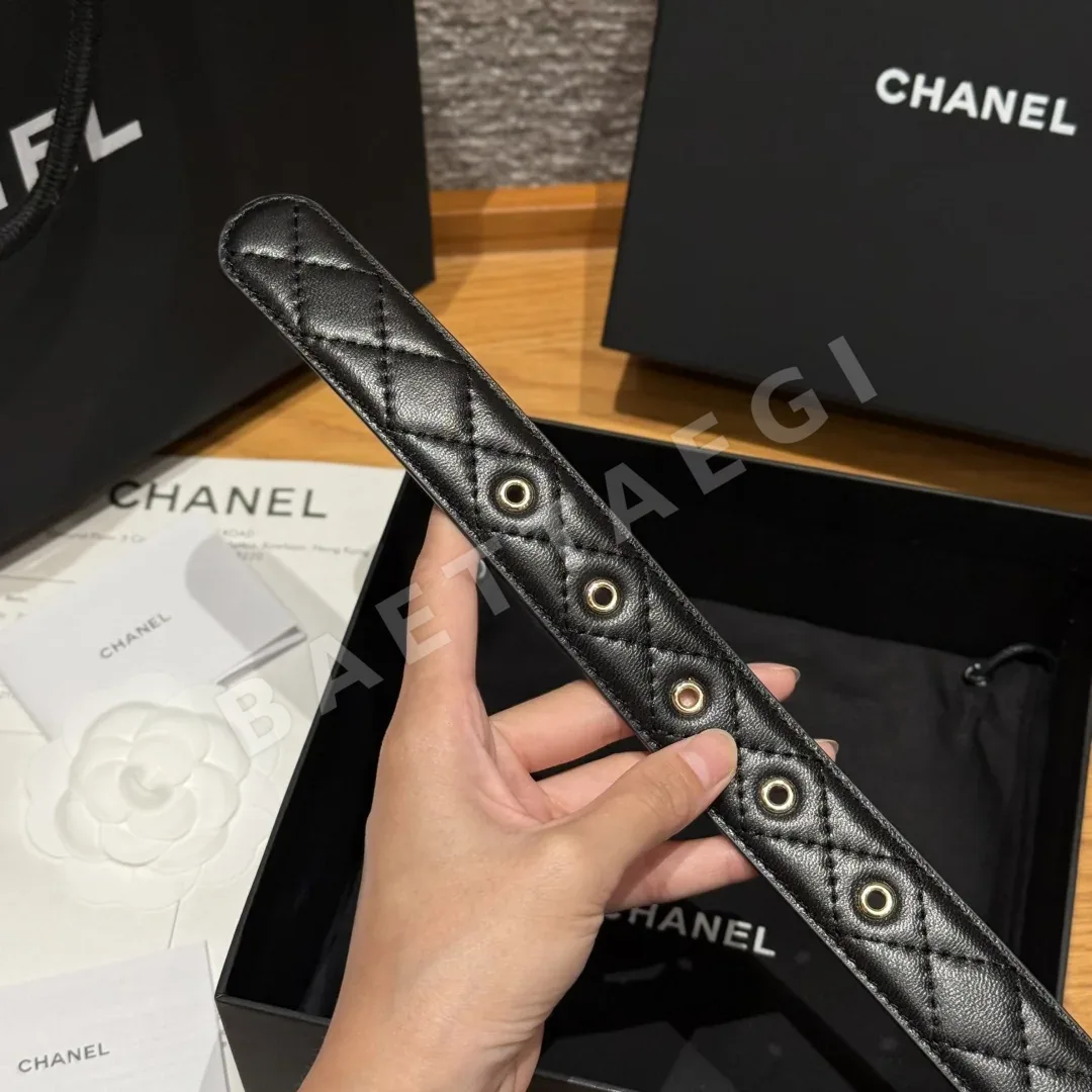 샤넬 더블 C 램스킨 벨트 상세 이미지 7