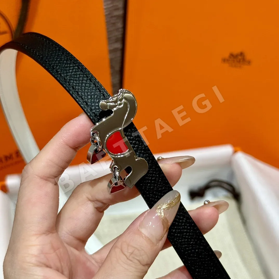 에르메스 포니 버클 가죽 벨트 상세 이미지 6