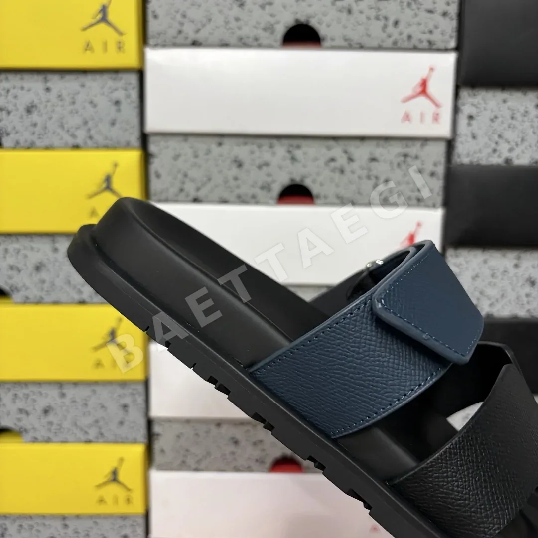 에르메스 [YX] 블랙 블루 205752 Hermes Chypre Sandal / 상세 이미지 5