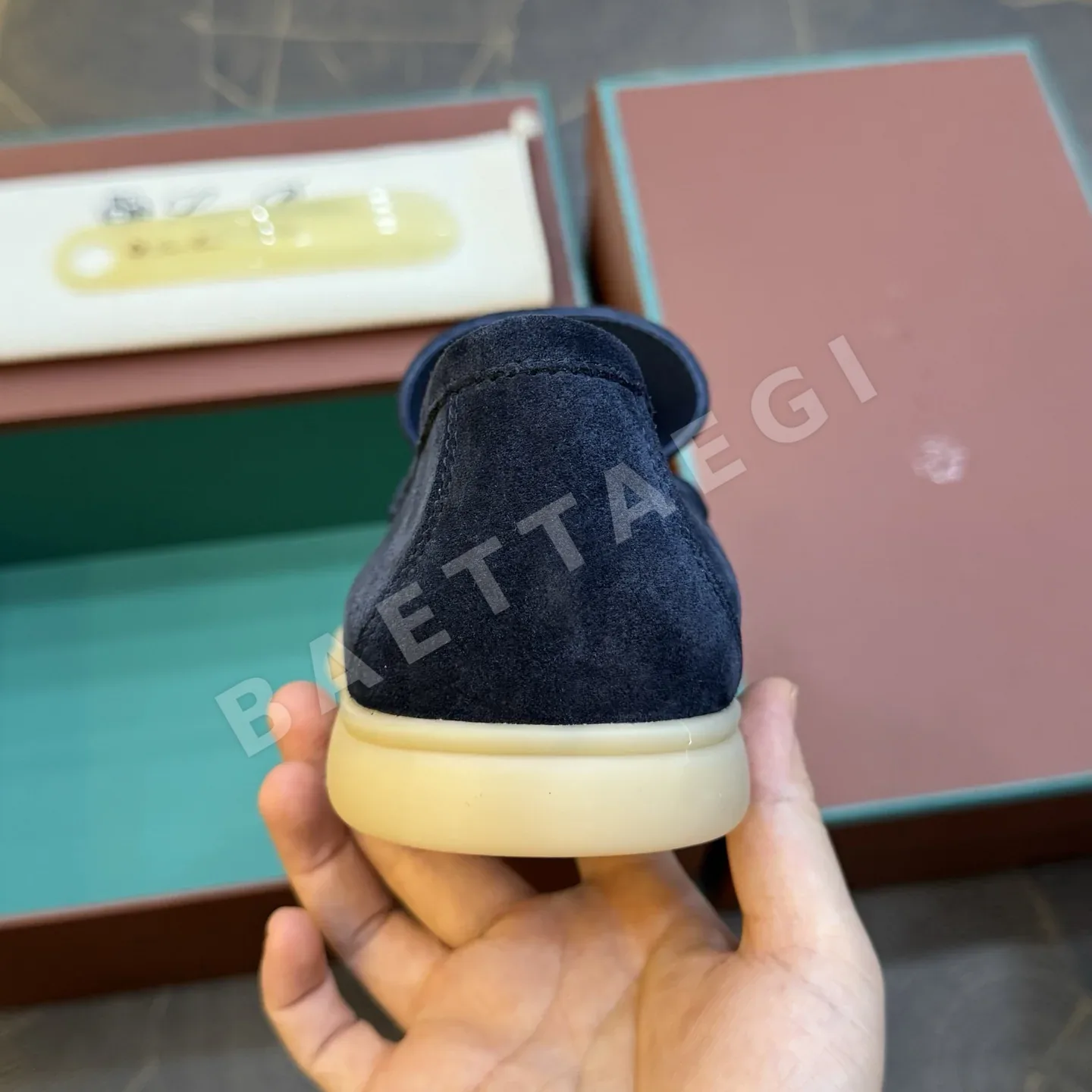 로로피아나 로퍼 스웨이드 상세 이미지 8