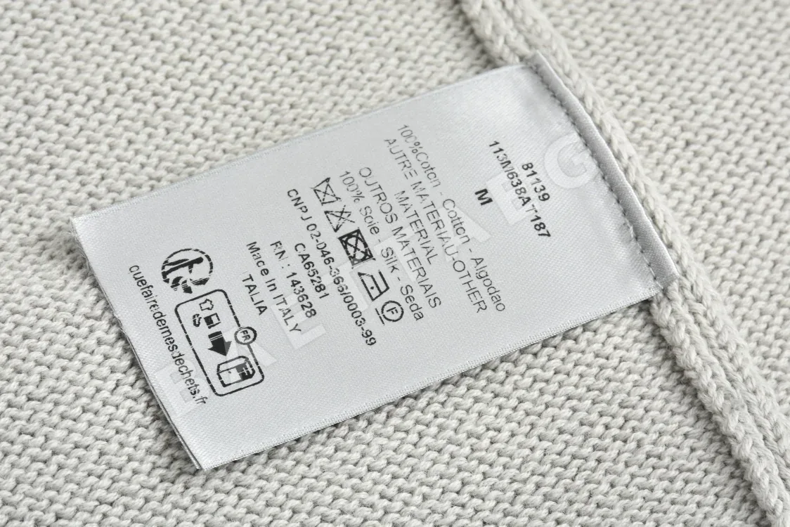 디올 자카드 리본 크루넥 니트 상세 이미지 9