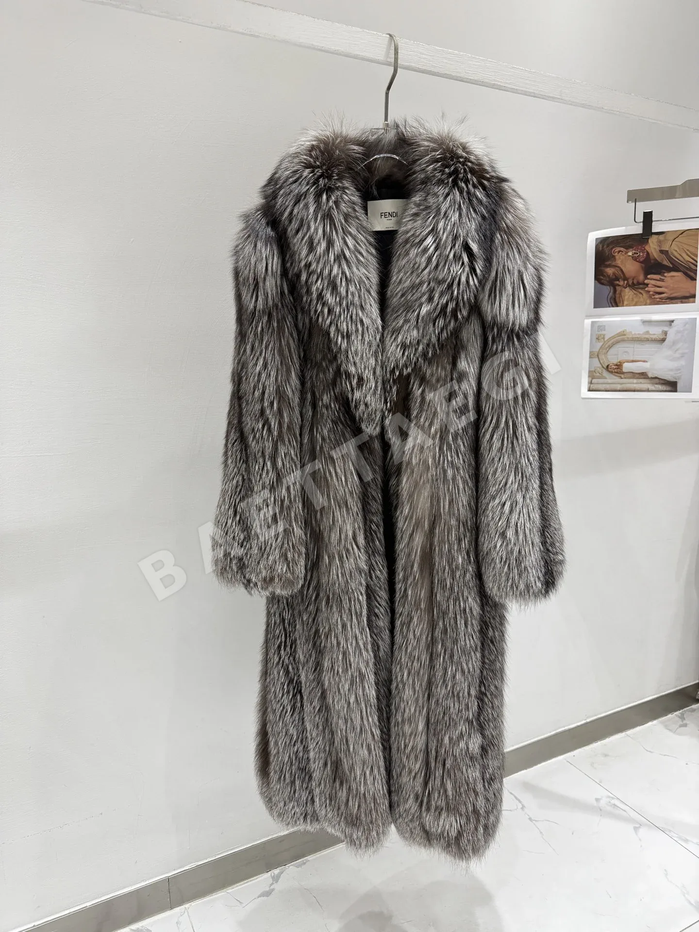 펜디 여우 모피 여성 자켓 206659